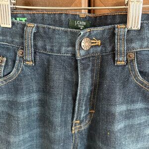 J. Crew Dark Blue Boot Cut Jeans